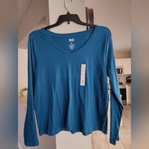💥💥SALE 2/$10💥💥NWT SO long sleeve tees Blue and Lavender
